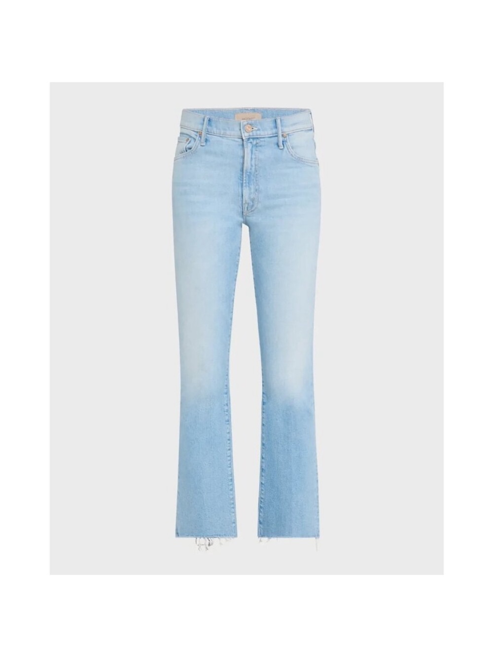 MOTHER The Insider Ankle Fray Jeans in “Friendly Reminder”